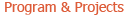 Programs And Projects